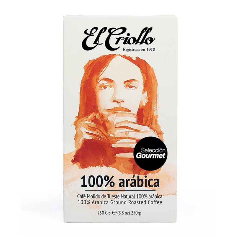 Café El criollo GOURMET 100% ARÁBICA 250g café molido