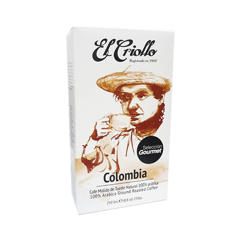 Café molido COLOMBIA El criollo 250g café molido Selección Gourmet