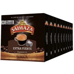 Extra Fuerte Saimaza 10 cajas de 20 cápsulas compatibles Nespresso 8410091070578