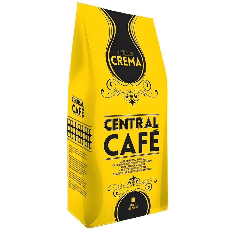 Central café gran crema, DELTA café en grano 1 kilo café de Portugal 5601082038179