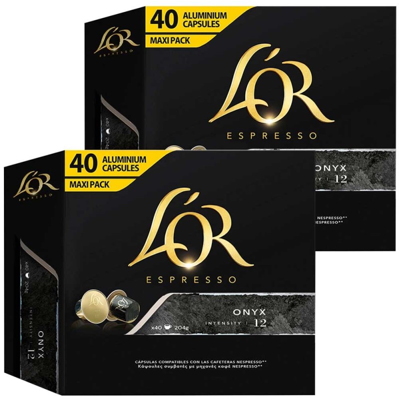 Onyx L'OR 80 Cápsulas Maxi Pack compatibles nespresso