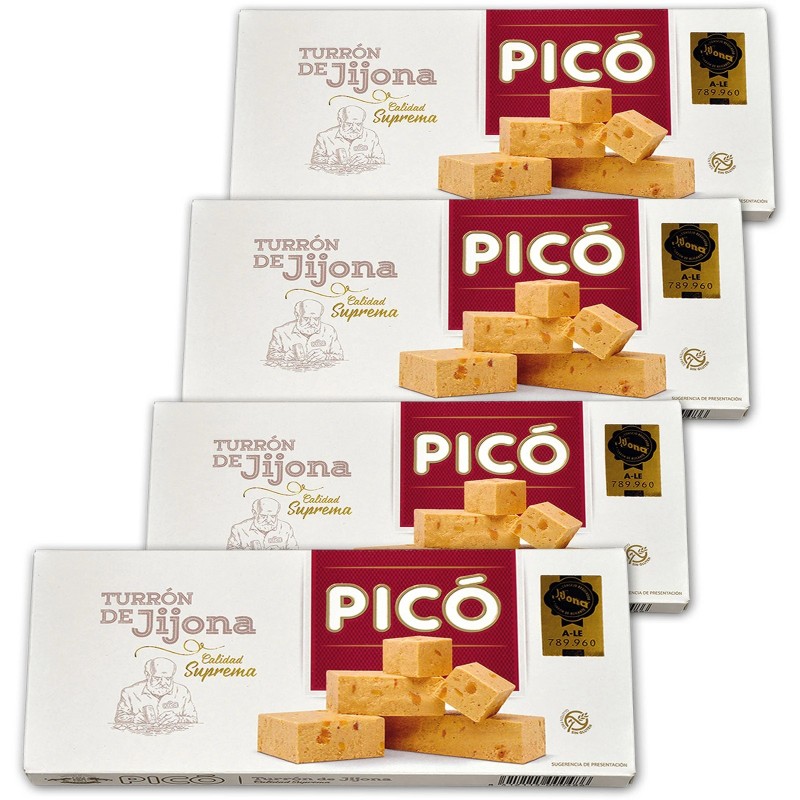 Turron Jijona Suprema Picó  4 tabletas de 250 gr