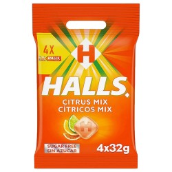 Cítricos Mix, caramelos Halls 16 sticks de 32 gramos 8416400052143