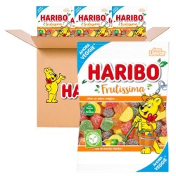 Gominolas Frutissima Veggie de Haribo. Caja de 18 ud x 100gr 8426617014209