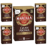Pack de 5 Café molido Marcilla Gran Aroma Extra Fuerte 250g