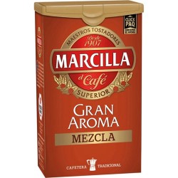 Pack de 5 Marcilla molido Gran Aroma Mezcla 50/50 , 250 gramos