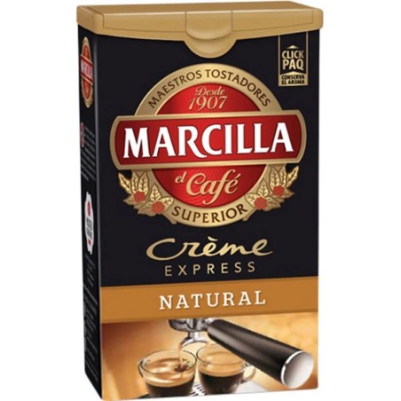 Pack de 5 Marcilla Café molido Creme Express Natural 250 gramos