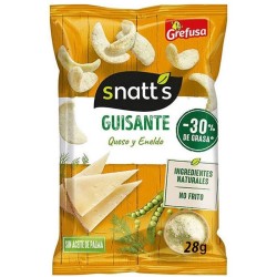 Snatts Guisantes Queso y Eneldo 24 unidades de 28 gr. de Grefusa 8413164011973