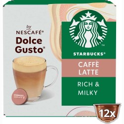 Caffè Latte Starbucks Compatible con Dolce Gusto 12 servicios 7613039839980