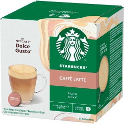Caffè Latte Starbucks® Compatible con Dolce Gusto® 12 servicios