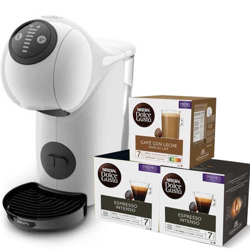 Cafetera Krups Genio S automatica+ 3 cajas Dolce Gusto Original