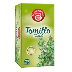 Tomillo (timonet) 20 infusiones Pompadour 8412900401153