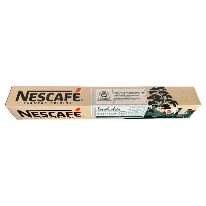 South Asia Espresso Nescafé 10 cápsulas Nespresso de aluminio 8445290156969