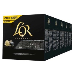 Onyx L'OR 200 cápsulas compatibles Nespresso 5 cajas de 40 8711000386354