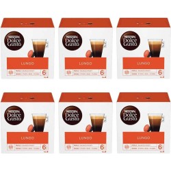 Café Lungo Pack 48 cápsulas Dolce Gusto: sabor suave