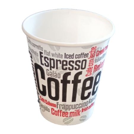 Vasos de Papel para Café Diseño Coffee 165ml - Pack de 50 Unidades