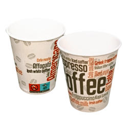 Vasos de papel diseño Coffee 50 unidades 6/7 Oz 165 ml