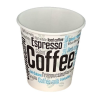 Vasos de papel diseño Coffee 50 unidades 4 Oz 110 ml