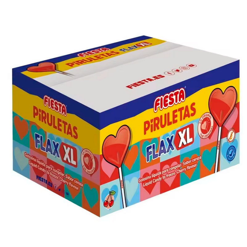 Piruletas Flax XL Surtido Fiesta Congelable 110 ml. 30 unidades - ¡Ideal para Celebraciones!