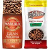 Marcilla Gran Aroma Mezcla y Kfetea Mezcla 2 kilos de  café en grano