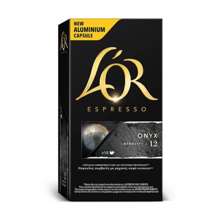 ONYX L'OR, 10 capsulas aluminio compatibles NESPRESSO