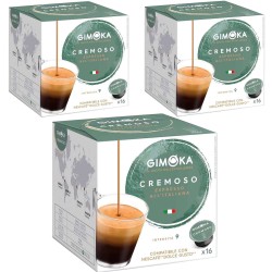 3 Cajas de Espresso Cremoso  Gimoka , Dolce Gusto compatible 16 cápsulas