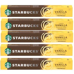 5 Cajas Vainilla 10 Cápsulas para Nespresso de la marca Starbucks