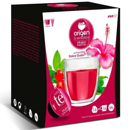 Té frutas del Bosque: Sabores únicos en cápsulas Dolce Gusto