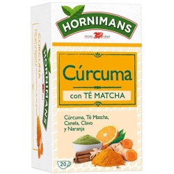 5 cajas de Infusión de Cúrcuma con Té Matcha,Canela, clavo y naranja.  20 bolsitas Hornimans 8711000441220
