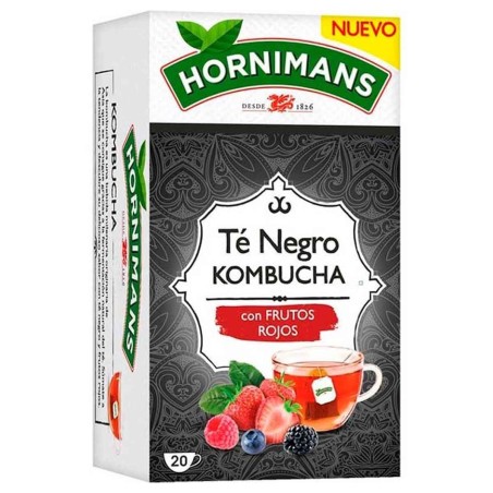 Té Negro Kombucha Frutos Rojos: Energía y Sabor