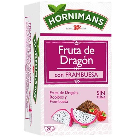 Fruta de Dragón, Rooibos y frambuesa sin teína Hornimans